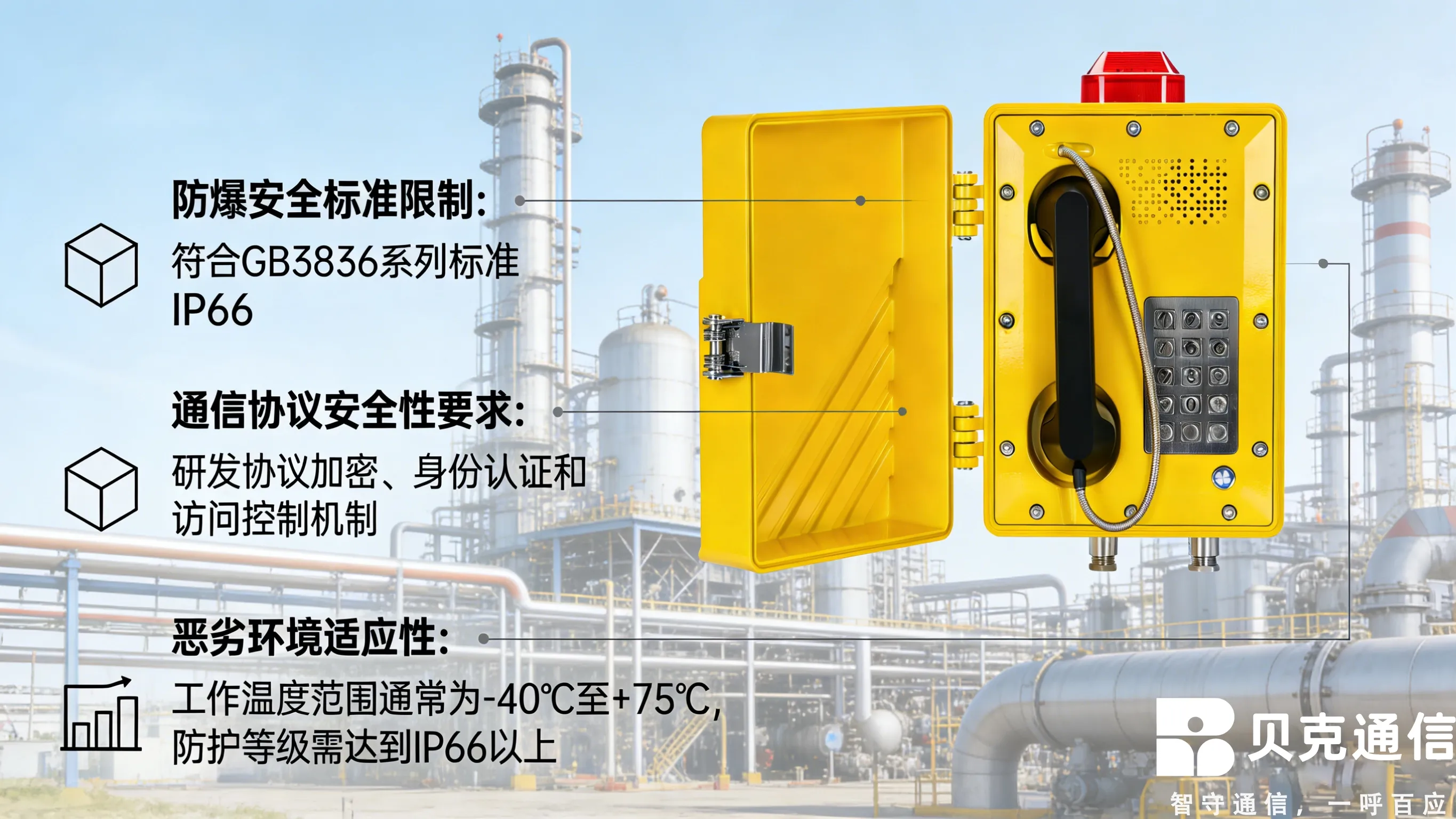 बेके टेलकॉम विस्फोट-प्रूफ पब्लिक एड्रेस कॉल स्टेशन की साइबर सुरक्षा और डेटा सुरक