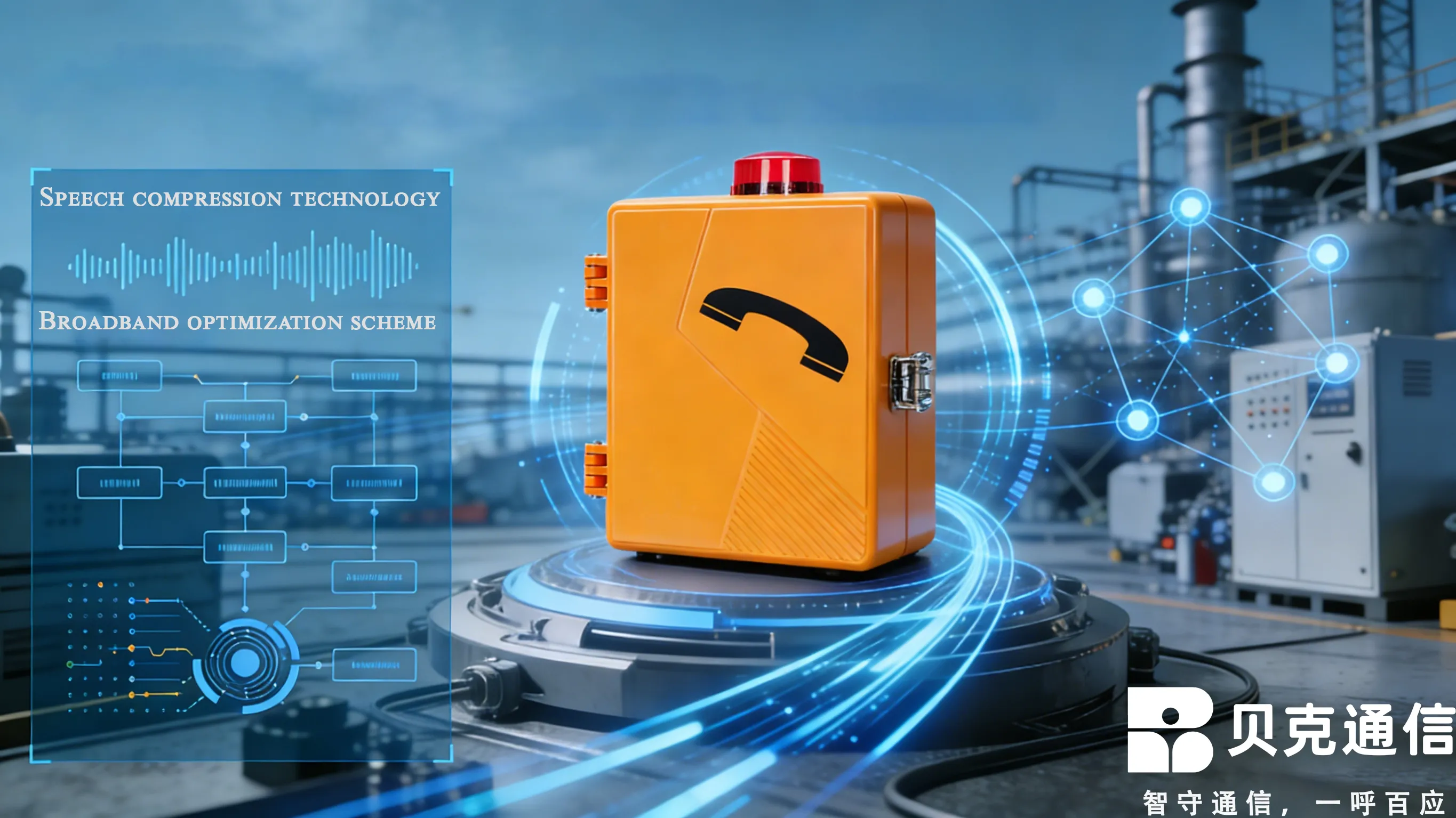 औद्योगिक टेलीफोन में आवाज संपीड़न एल्गोरिदम और बैंडविड्थ अनुकूलन