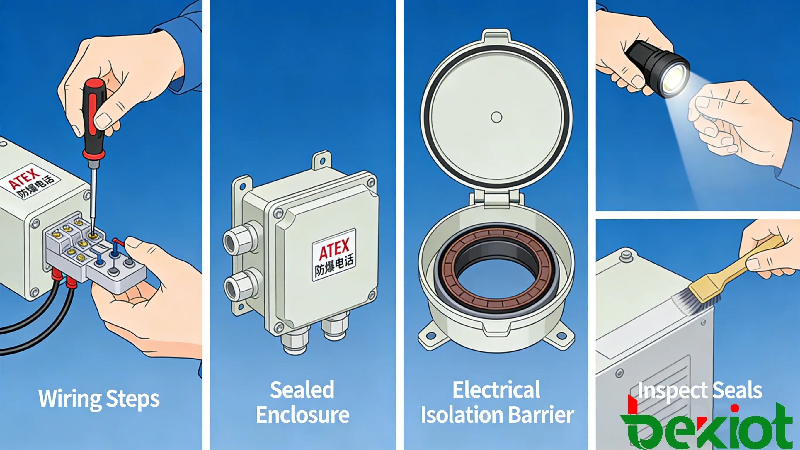 Installation and Maintenance of ATEX Explosion-Proof Telephones