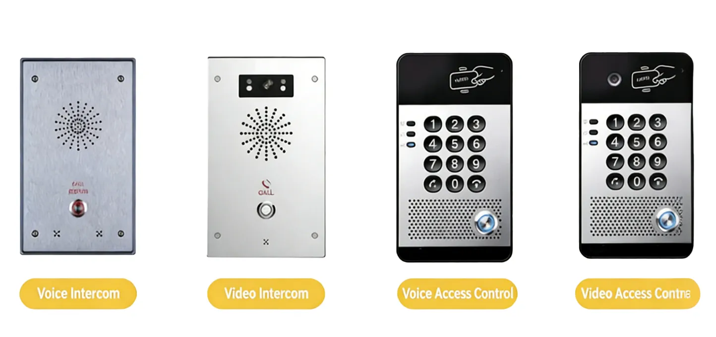 Various types of access control intercom