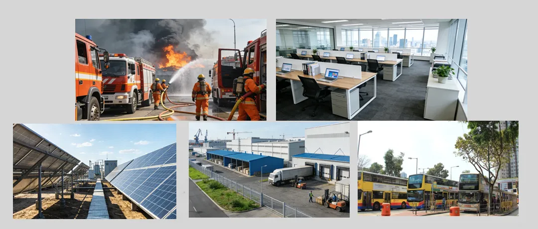 डिस्पैच कंसोल के अनुप्रयोग परिदृश्य